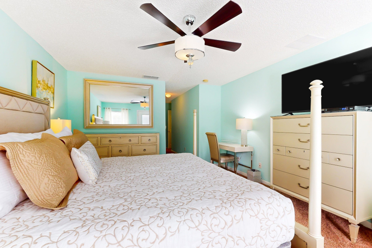 Room 5, Sunny Home With Private Heated Pool, Pool Spa, Fireplace, Patio, Grill, W/d, AC, Flagler