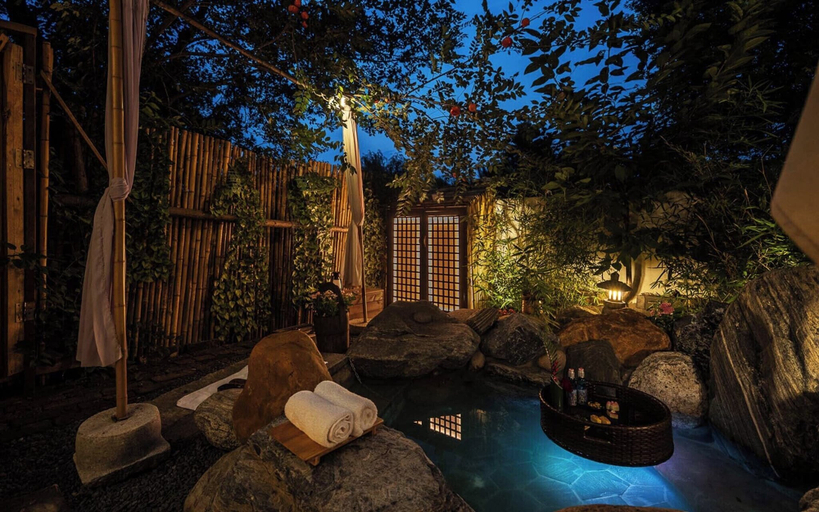 Deep soaking bathtub 5, Beijing Nanshan Yanyu Song Hot Spring Holiday Homestay, Beijing