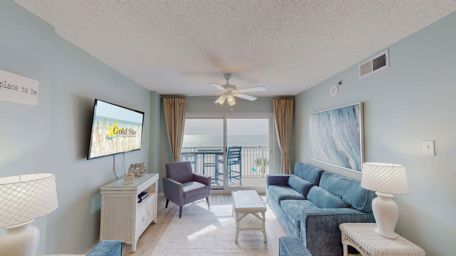 Living area 4, 2br/2ba Beachfront Condo With Stunning Ocean Views + Heated Indoor/outdoor Pool, Baldwin