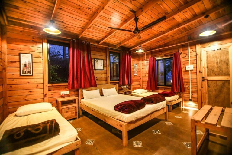 Bedroom 4, JV Cottages, Pune