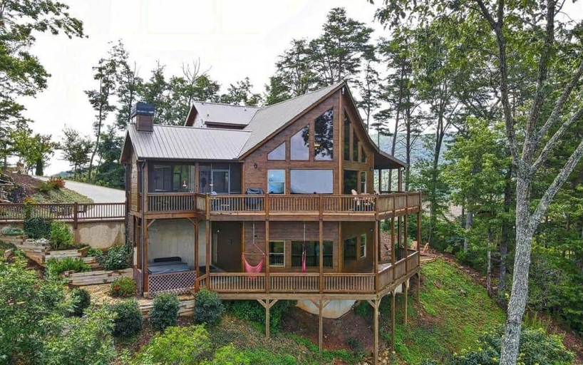 Exterior 2, Majestic Mountaintop Escape, Fannin
