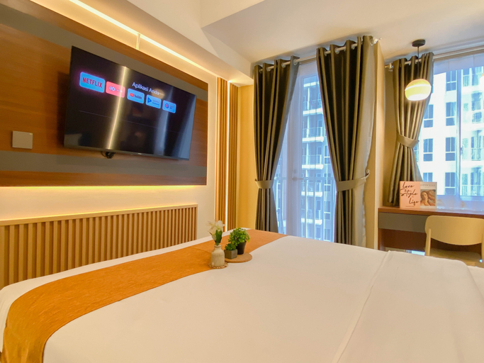 Bedroom 4, Nice Space and Pleasant Studio at Apartment Tokyo Riverside PIK 2 By Travelio, Tangerang