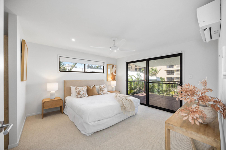 Bedroom 4, Bright Beachside Family House with Ocean Views, Maroochy - Coastal North
