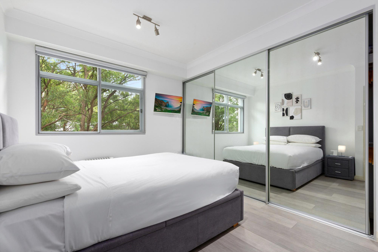 Bedroom 4, Spacious 3-Bed Apartment in the Heart of St Ives, Sydney