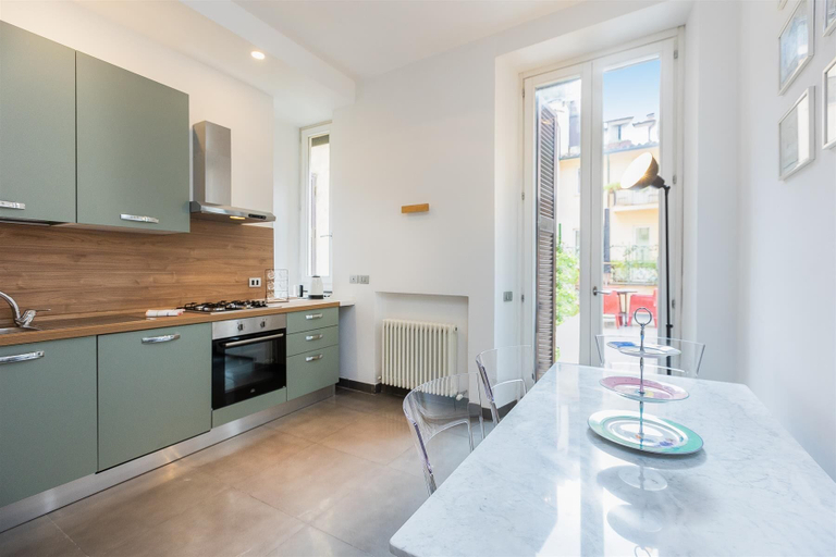 Private kitchen 3, Rental in Rome Secret Terrace Apartment, Roma