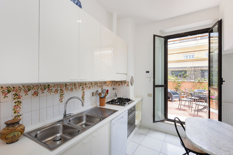 Private kitchen 2, Rental in Rome Rental in Rome Tre Lune Penthouse, Roma