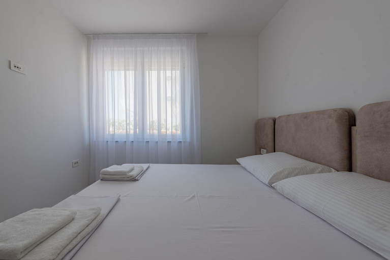 Bedroom 3, Apartments Twins with private pool, Novalja