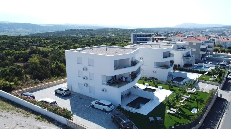 Exterior & Views 2, Apartments Twins with private pool, Novalja