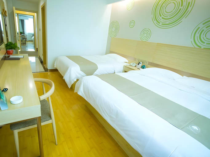 Bedroom 2, GreenTree Inn Baoding Xushui District Railway Station, Baoding