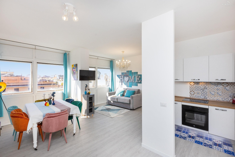 Living area 5, Rental in Rome Laterano View Apartment, Roma