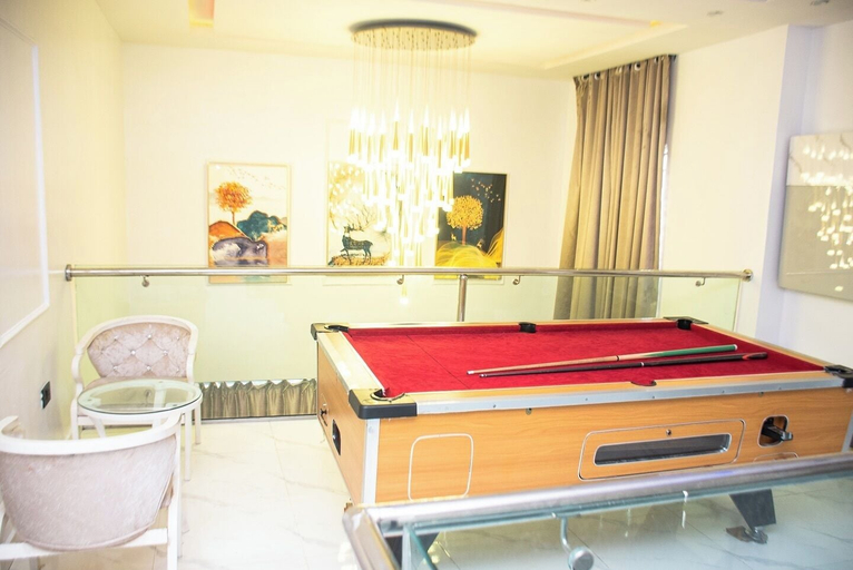 Game room, Zeta Haven Apartment, AbujaMun