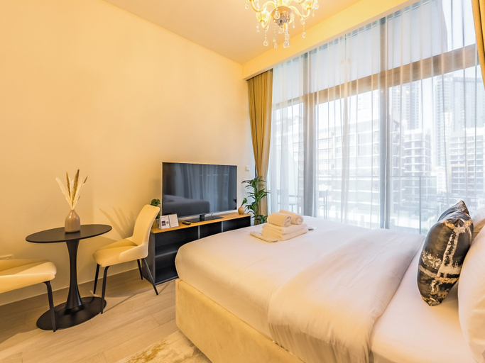 Room 2, Tranquil Studio Getaway in Meydan City, Dubai