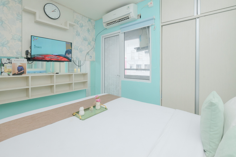 Bedroom 4, Nice and Strategic Studio at Apartment Green Pramuka City By Travelio, Jakarta Pusat