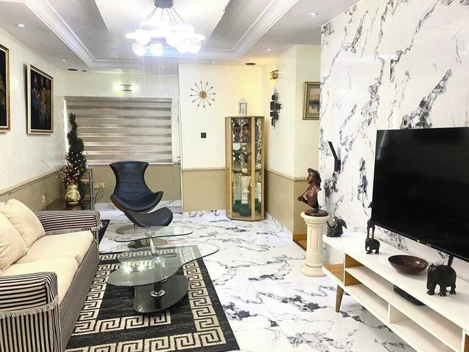 Living area 2, Zeta Haven Apartment, AbujaMun