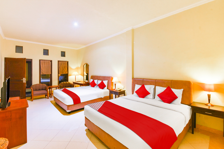 Bedroom 3, Super OYO Townhouse Oak Maxi Hotel Legian, Badung