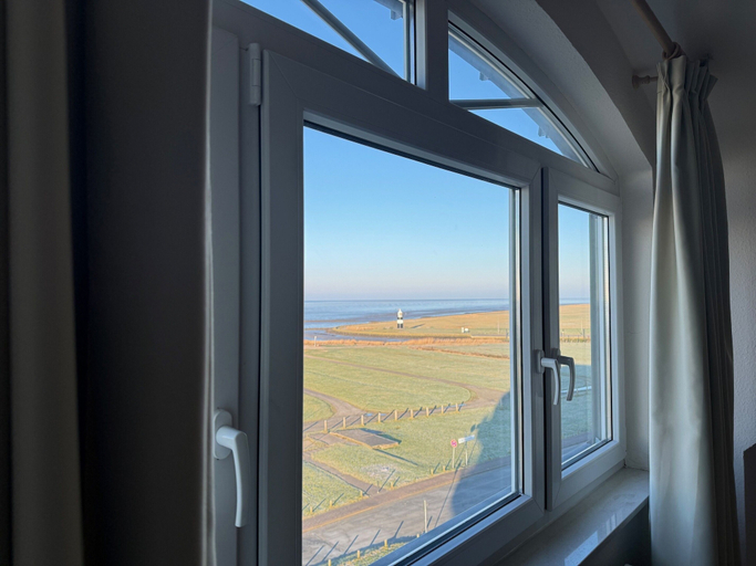 View from room 4, Upleven - Haus der Achtsamkeit & Ruhe, Adults only, Cuxhaven