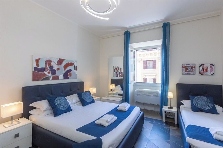 Bedroom 2, Rental in Rome Principe Amedeo Apartment, Roma