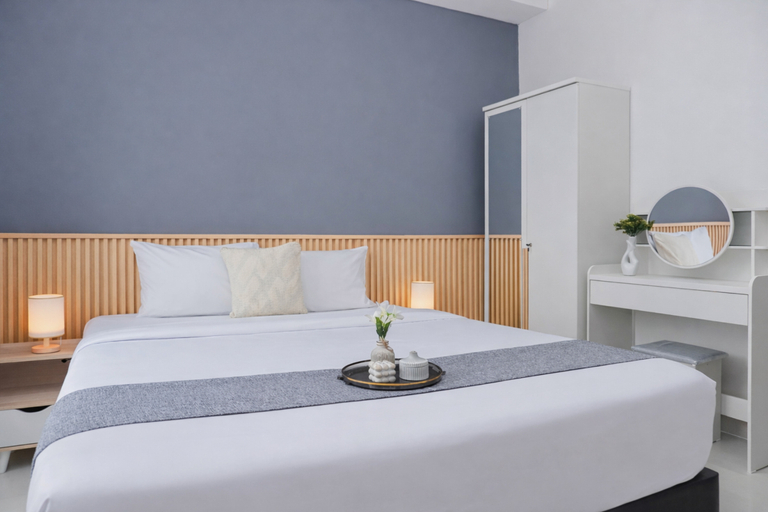 Bedroom 4, Tranquil Studio at Vasaka Solterra Apartment By Travelio, Jakarta Selatan