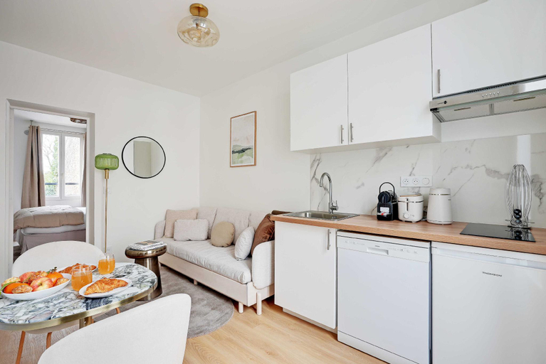 3, Cozy Apartment 1BR/3P - Ivry, Val-de-Marne