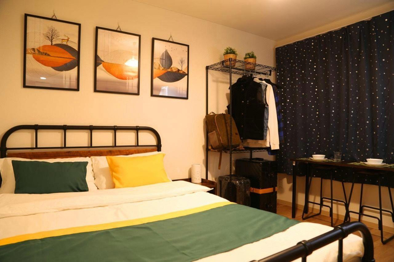 Bedroom 2, TOKYO E JOY INN Okubo branch in Shinjuku
