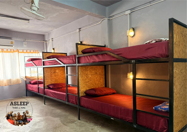 Bedroom 3, Asleep Hostel, Muang Kanchanaburi