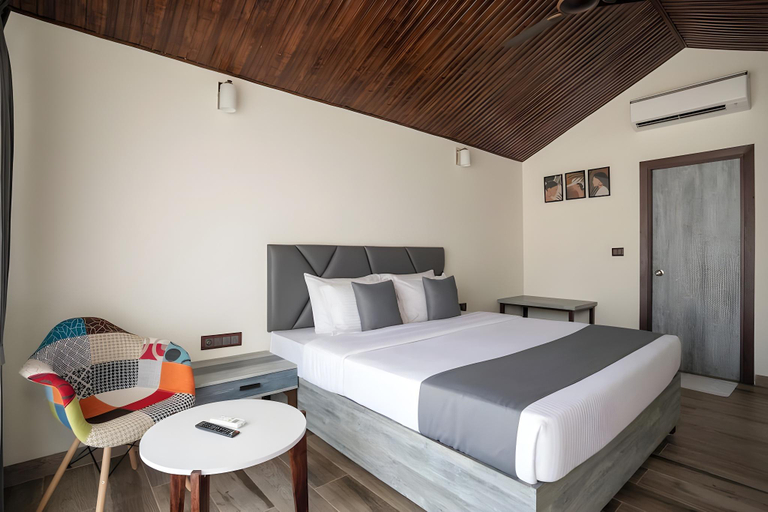 Bedroom 3, Stone Wood Beach Resort- A Party Hotel, North Goa