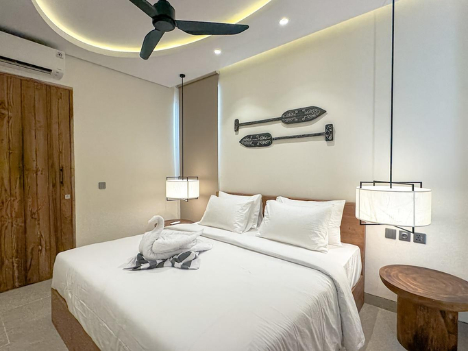 Bedroom 2, Previere Ubud: 3BR Villa w/ Pool & Ricefield View, Gianyar