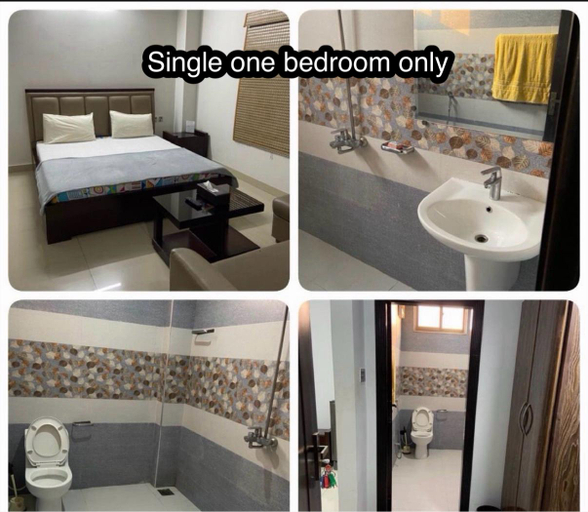 Bathroom 2, Faizi Furnished Apartments, Faisalabad