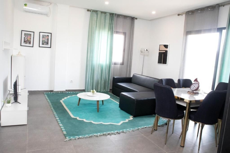Living area 2, Nour Apartments, Água Grande
