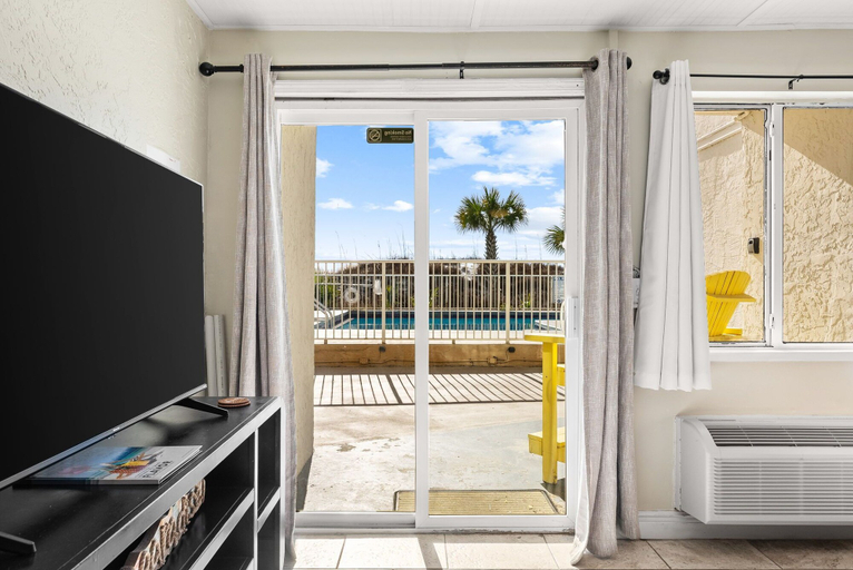 Exterior 2, The Ambassador - Unit C5 - Studio King - On Pool Deck, Bay