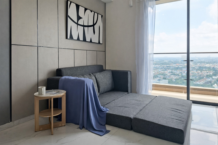 Living Room 4, 2BR Urban Areum Residence at Sky House Alam Sutera, Tangerang