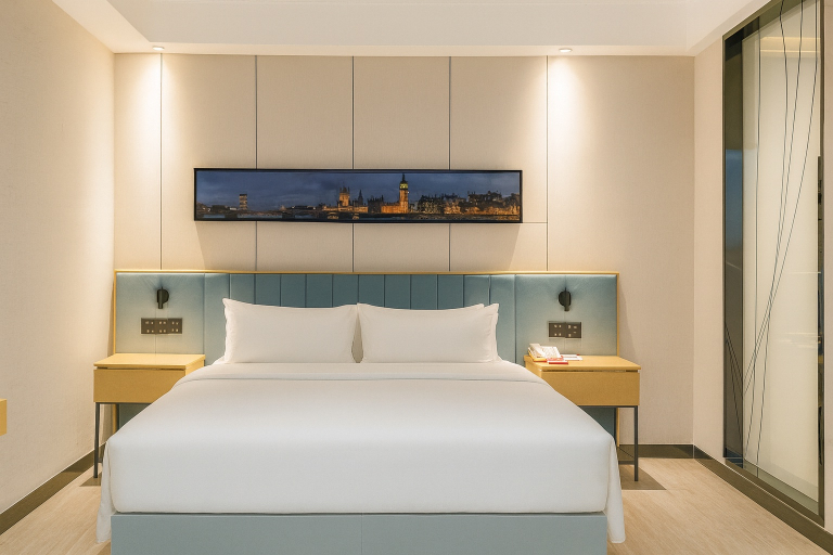 Bedroom 3, Yucheng Yingbin Avenue Lan'ou Hotel, Dezhou