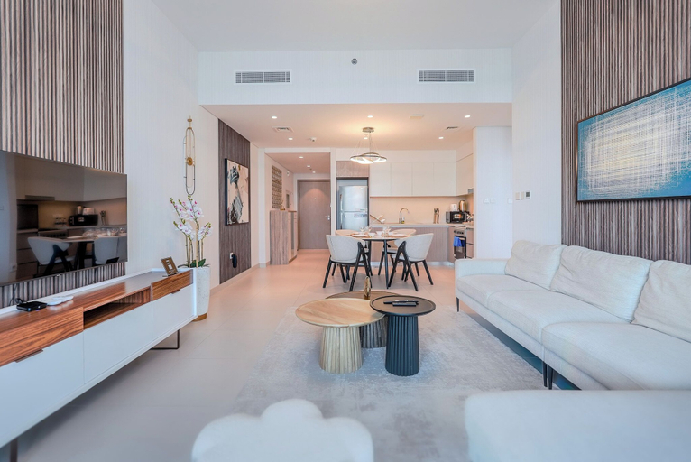 Living area 2, The Grand Residences - Creek Harbour, Dubai