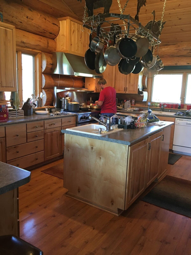 Private kitchen 4, Hebgen Paradise Lodge, Gallatin