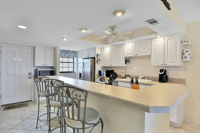 Private kitchen 5, NSB Hacienda Del Sol #407 - Seaside Hideaway, Volusia