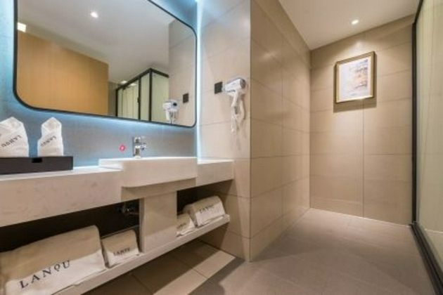 Bathroom 2, Wuxi Anzhen High-Speed Rail East Station Lano Hotel, Wuxi