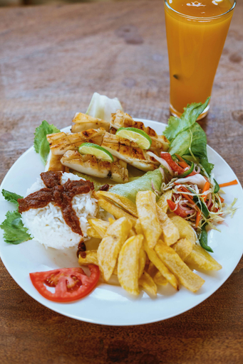 Breakfast meal, Farashuu Luna Villa, Kaskazini 'A'