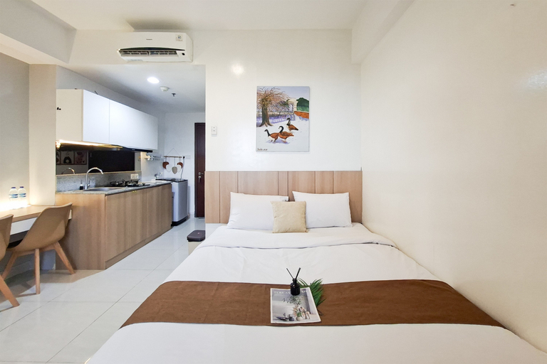 Bedroom 4, Wooden Touch Restful Studio at Apartment West Vista By Travelio, Jakarta Barat