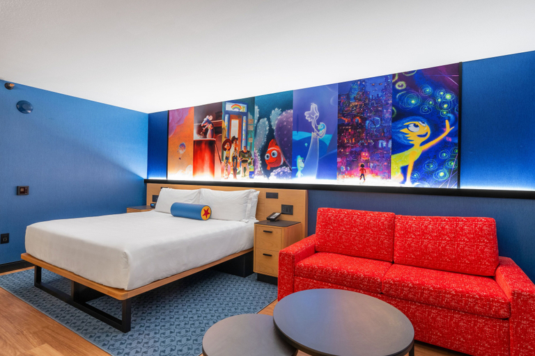 Bedroom 3, Pixar Place Hotel, Orange