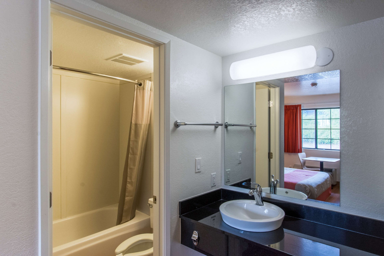Bathroom 4, Motel 6 Redding North, Shasta