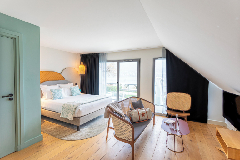 Bedroom 3, Black Bass Hotel, Haute-Savoie