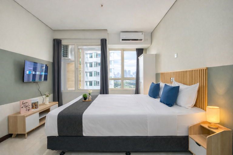 Bedroom 3, Functional Studio for 2 Pax at Nifarro Park Apartment By Travelio, Jakarta Selatan