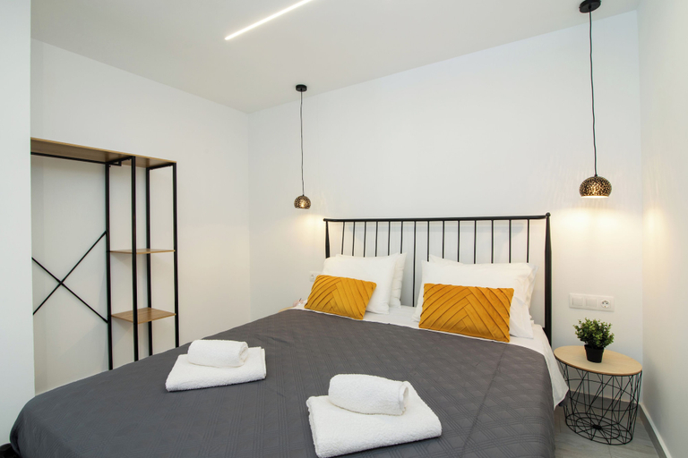 Bedroom 3, The Olive Grove Cottage by Konnect, 2.5 km from Ipsos, Ionian Islands