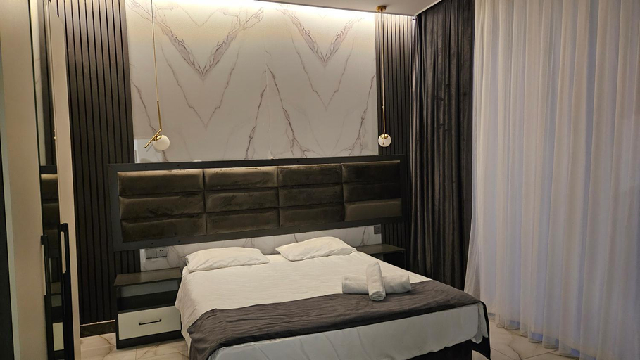 Bedroom 2, New Milan Mountain Ponoramic Hotel, with indoor heated swimming pool, Qəbələ