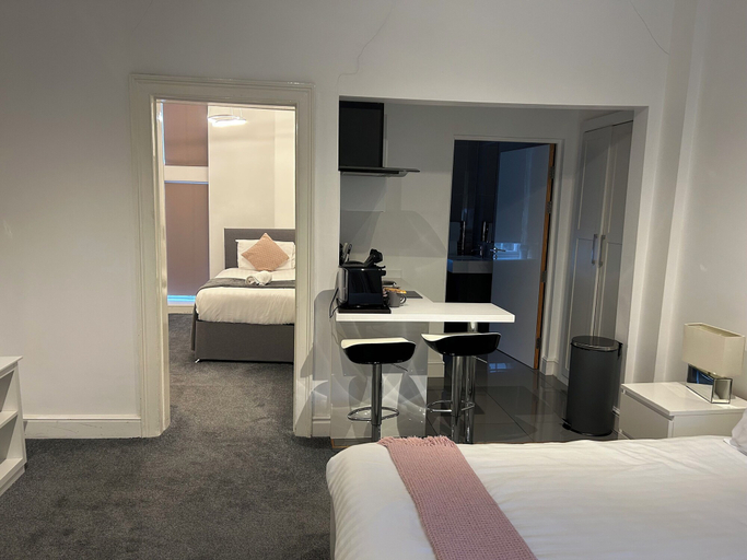 Bedroom 2, Sun Street ApartHotel, Lancashire