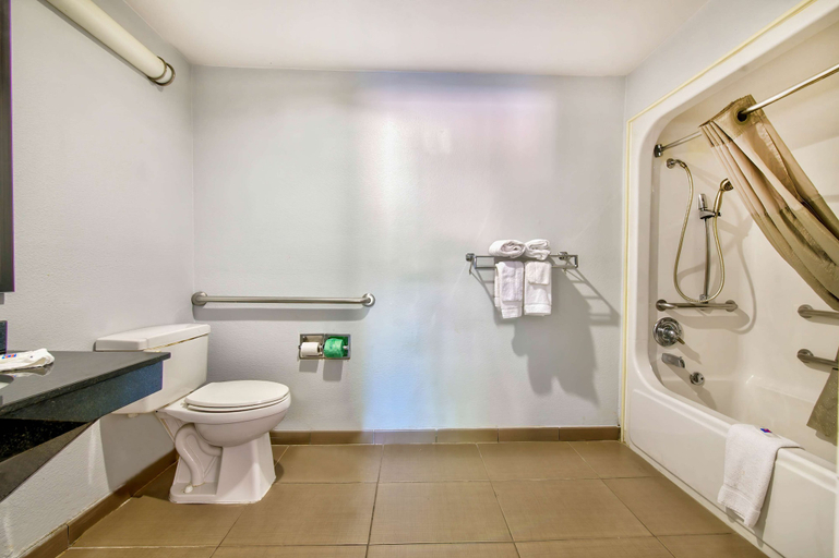 Bathroom 4, Motel 6 Arlington, TX, Arlington
