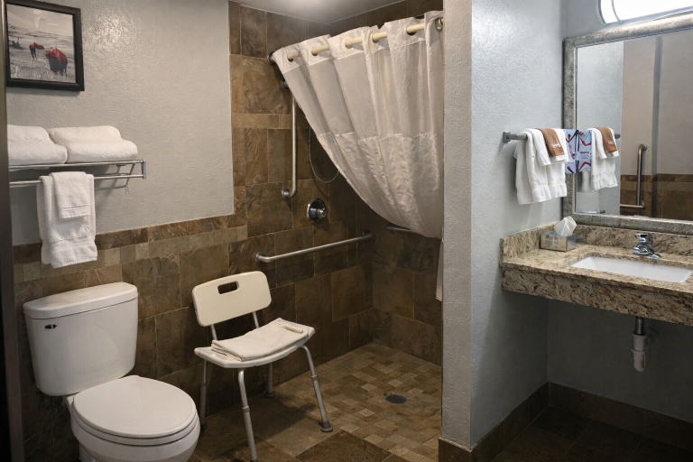 Bathroom 4, AmericInn by Wyndham Dickinson, Stark