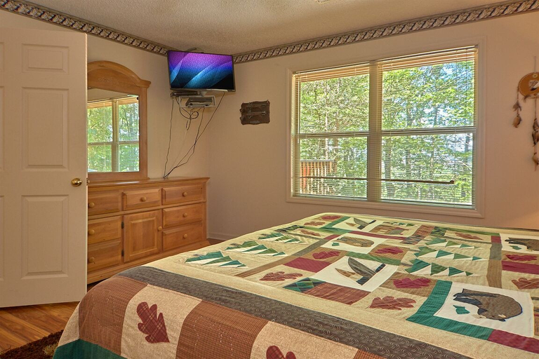 Bedroom 3, Mountain Hideaway by Jackson Mountain Rentals, Sevier