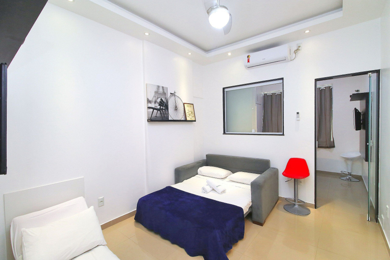 Bedroom 3, Rio Spot U051 quadra da praia, Rio de Janeiro