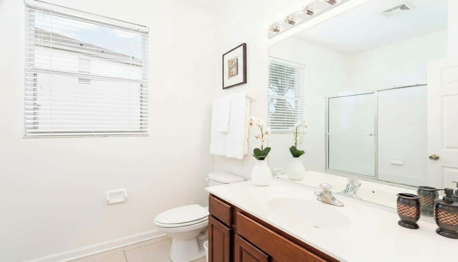 Bathroom 4, Highland View 6BR Villa Private Pool Near Disney, Osceola